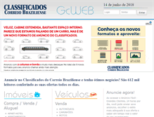 Tablet Screenshot of gcweb.correioweb.com.br