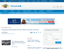 Tablet Screenshot of concursos.correioweb.com.br